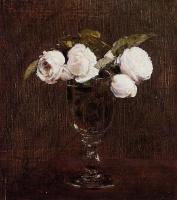 Fantin-Latour, Henri - Vase of Roses